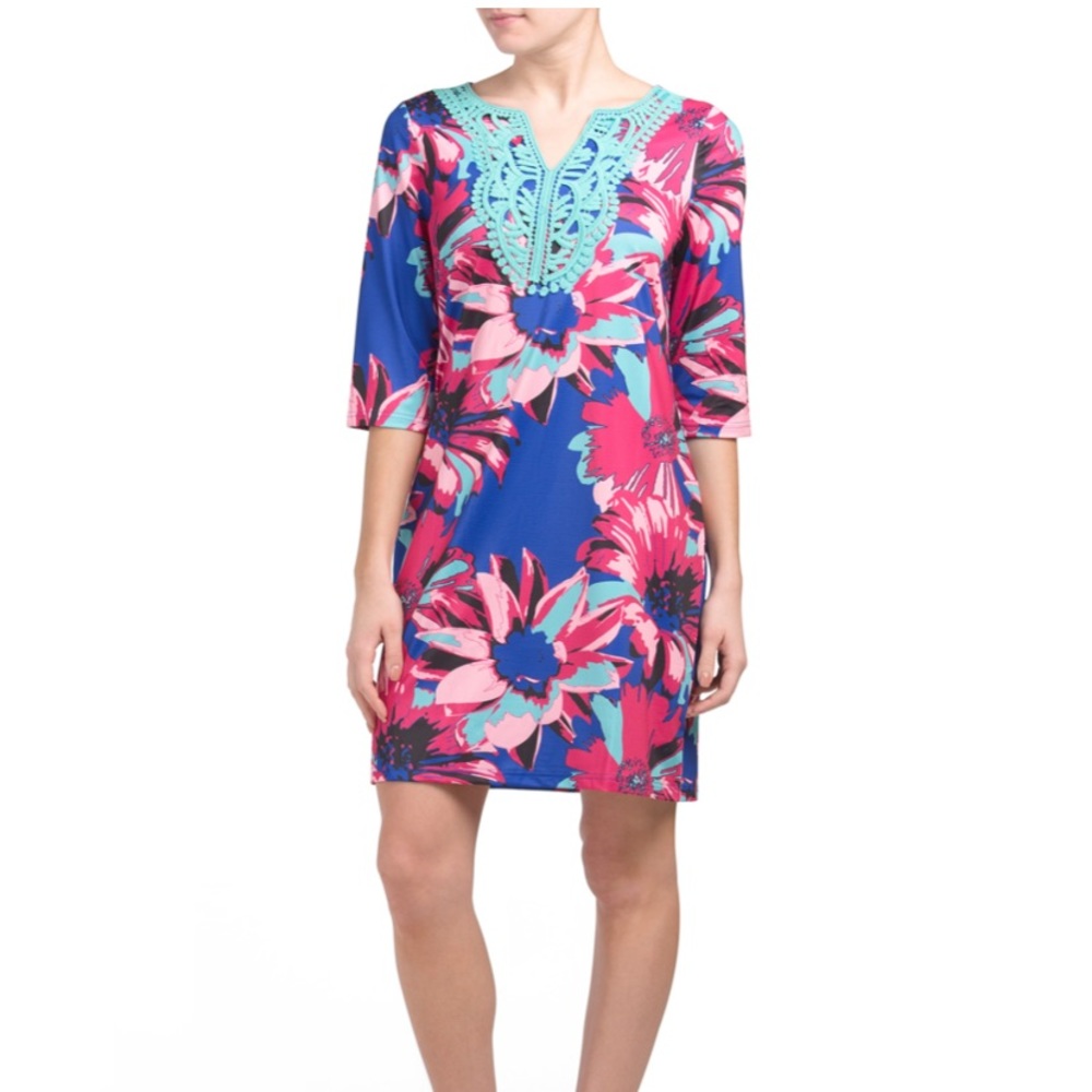 ☀️ NWT Tracy Negoshian Emilia Printed Shift Dress